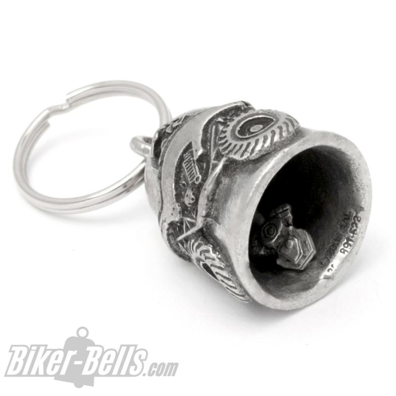 Biker-Bell For Quad Rider Gremlin Bell ATV Lucky Charm Bell Biker Gift